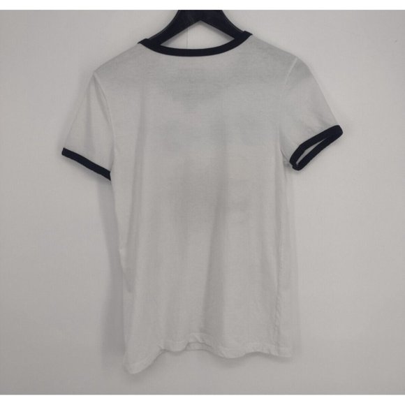 Hot Topic Samezu Shark & Seal Burger Ringer T-Shirt Womens M - Picture 3 of 5